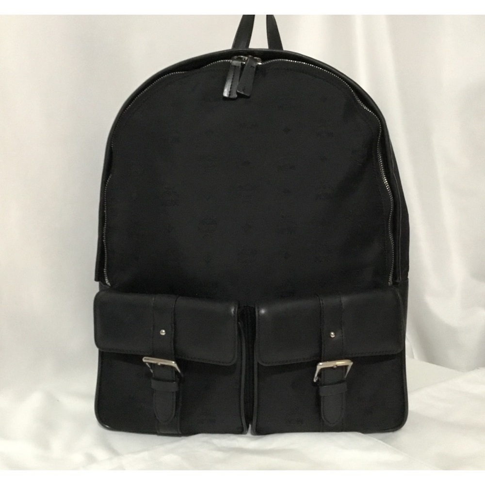 Authentic MCM Black Backpack